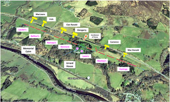 Jacobite attack the Scottish Government army at the 1689 battle of Killiecrankie