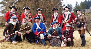 Alan Brecks Scottish Infantry period re-enactors