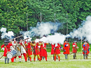 Firelocks later known as muskets used at the Battle of Killiecrankie